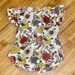 LOFT Multicolor Floral Top